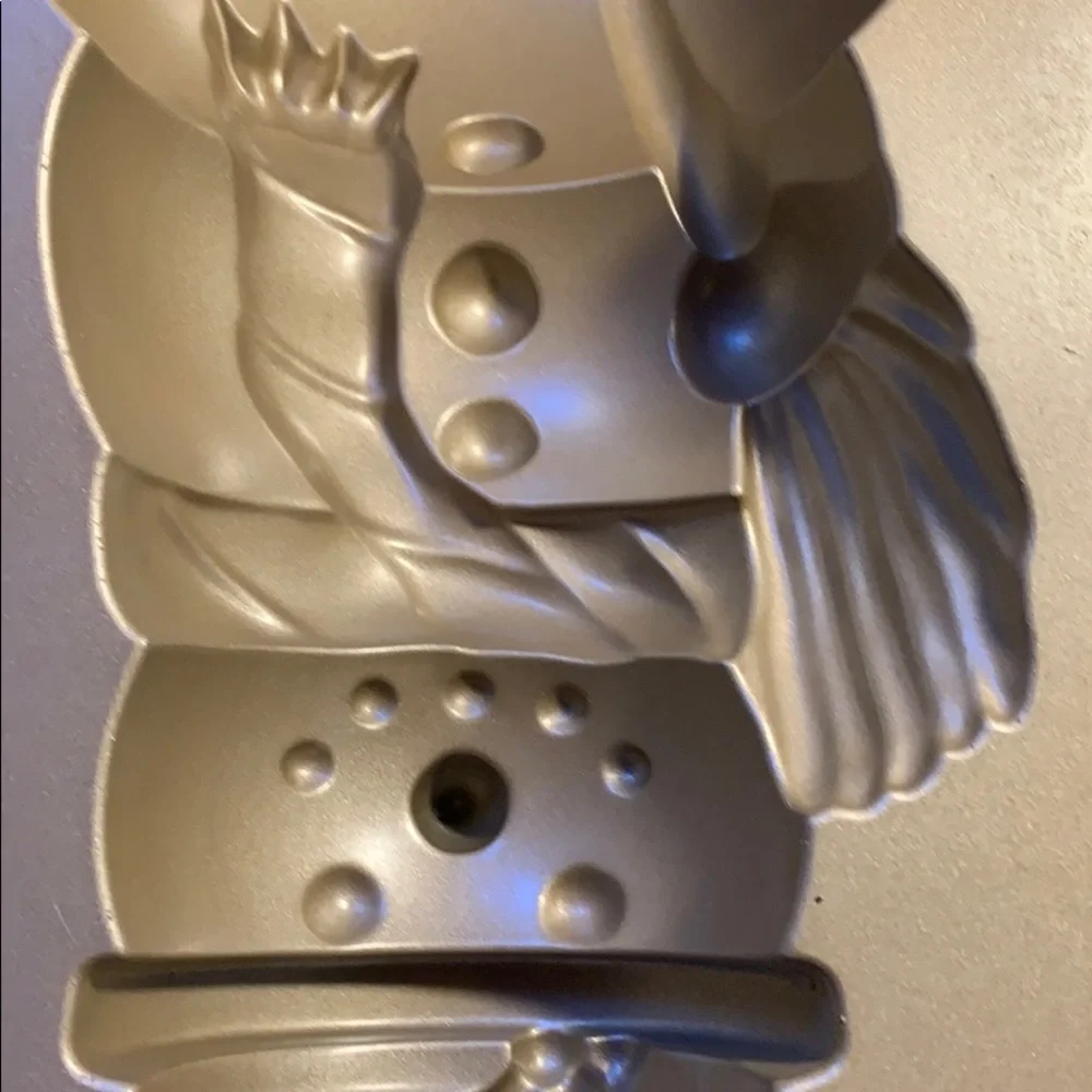 Nordic Ware Snowman Cake Pan EUC Merry Christmas! Happy Holiday!